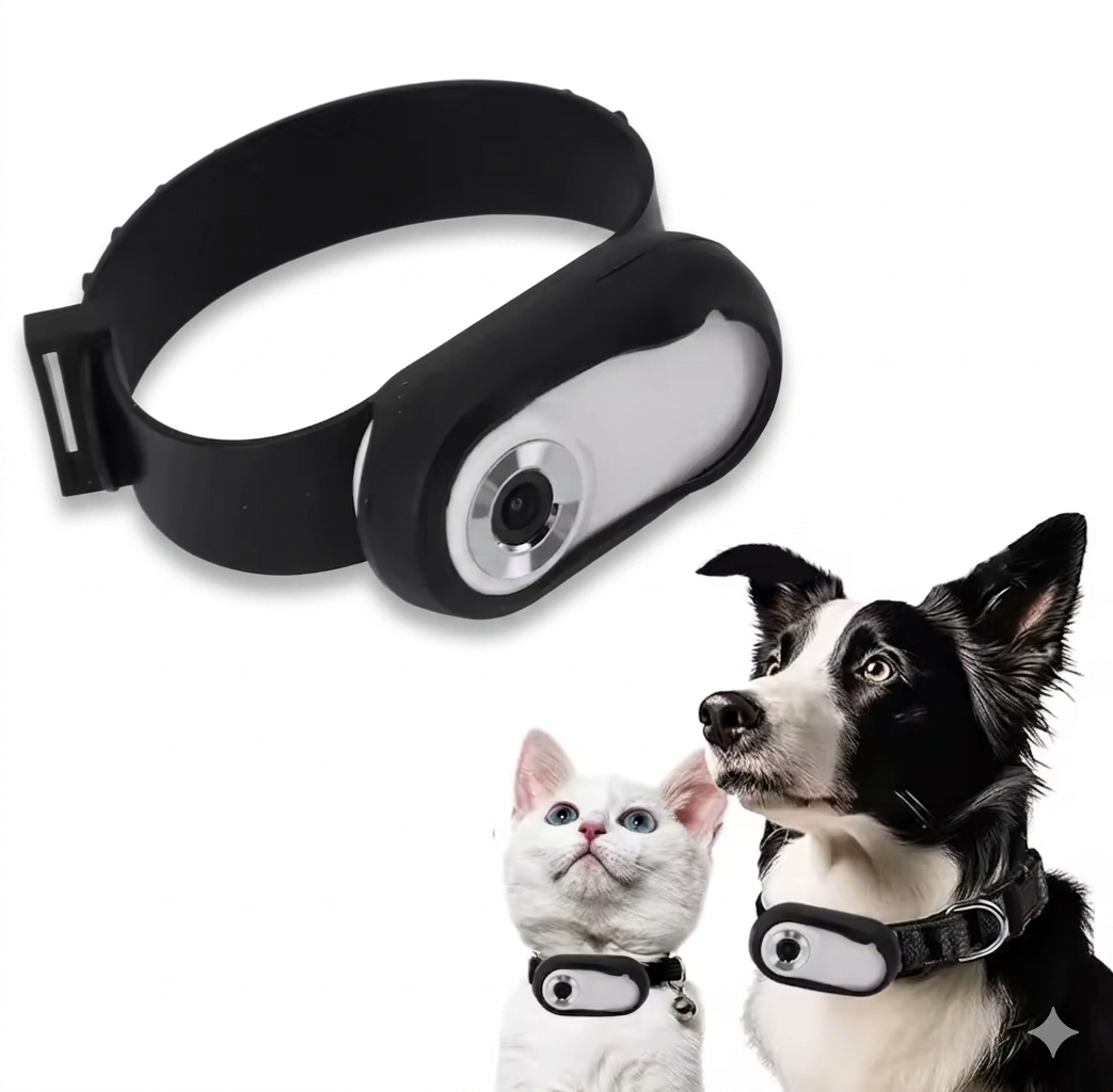 Collar con Cámara para Vídeos y Fotos HD