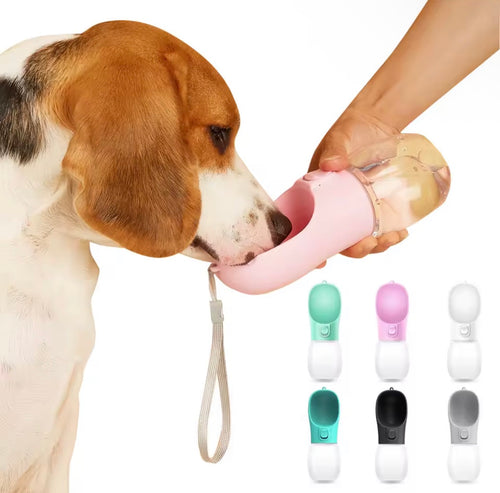 Botella de agua portátil para perros pequeños y grandes