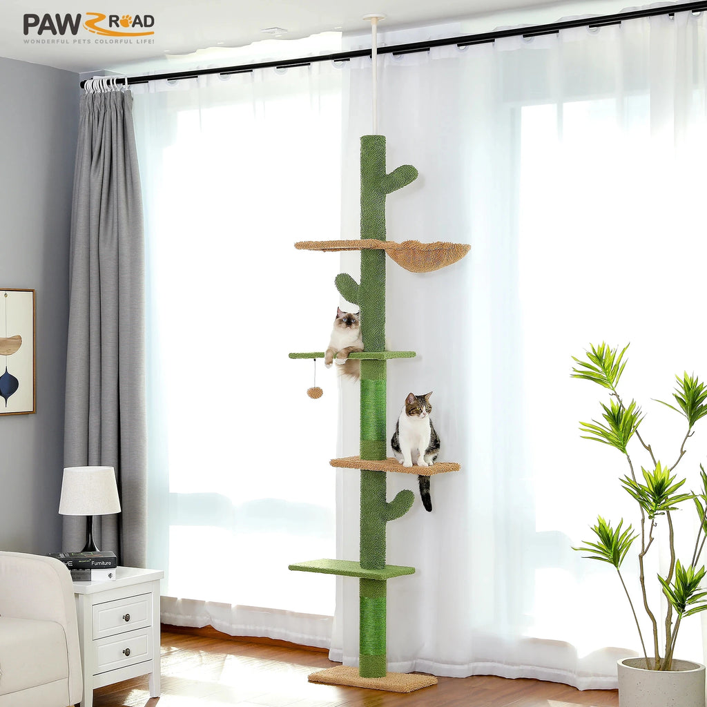 Árbol para Gatos 5 Niveles Tipo Cactus 