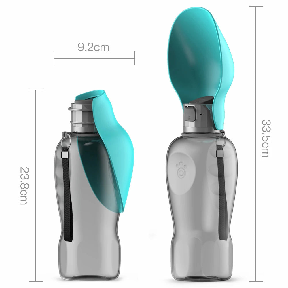 Dispensador Portátil de Agua para Mascotas (800 ml)