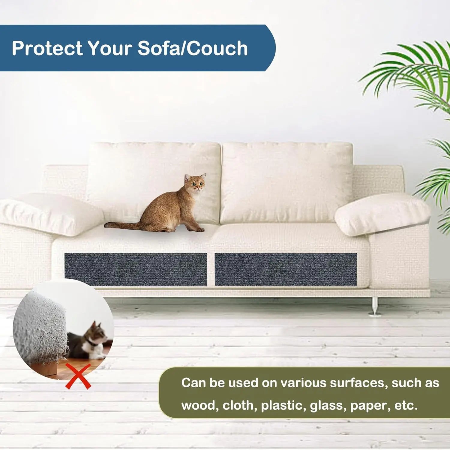 Protector Adhesivo Antirrayas para Gatos 