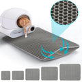 Alfombra Atrapalitter Impermeable de Doble Capa para Gatos